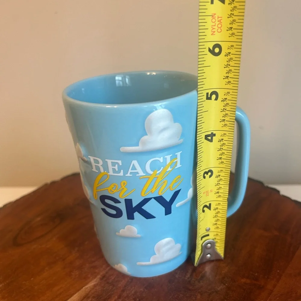 Disney Toy Story Andy's Wallpaper Reach For The Sky Clouds‎ Tall Coffee Mug